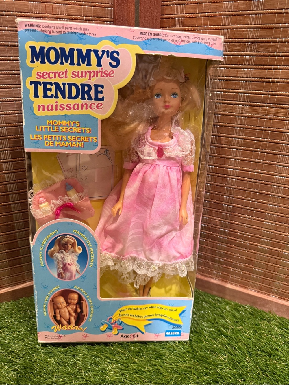 VTG 1993 Hasbro Mommys Secret Surprise Doll NIB